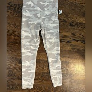Athletes white camo leggings